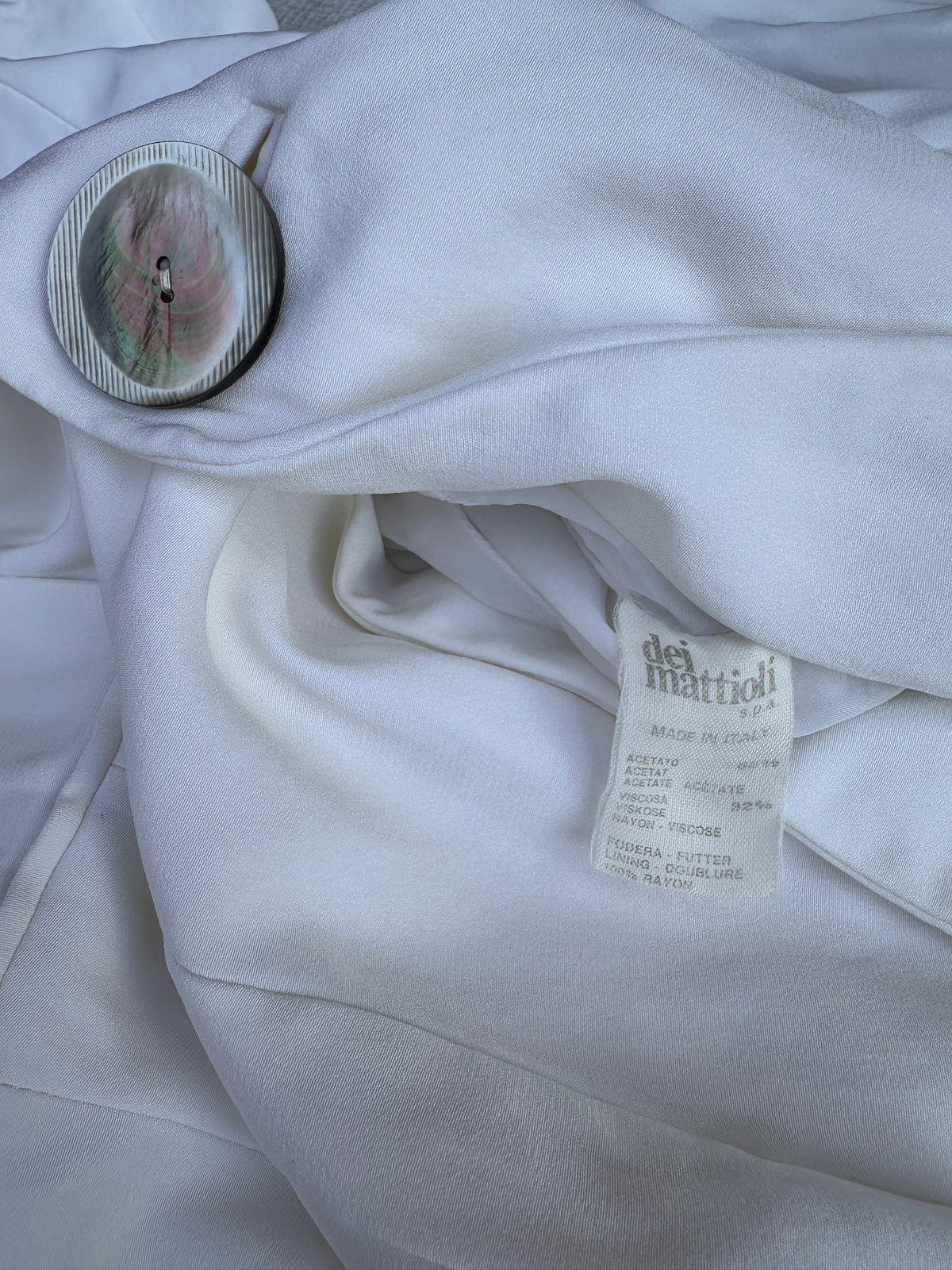 White viscose blazer Gianfranco Ferré vintage authentic