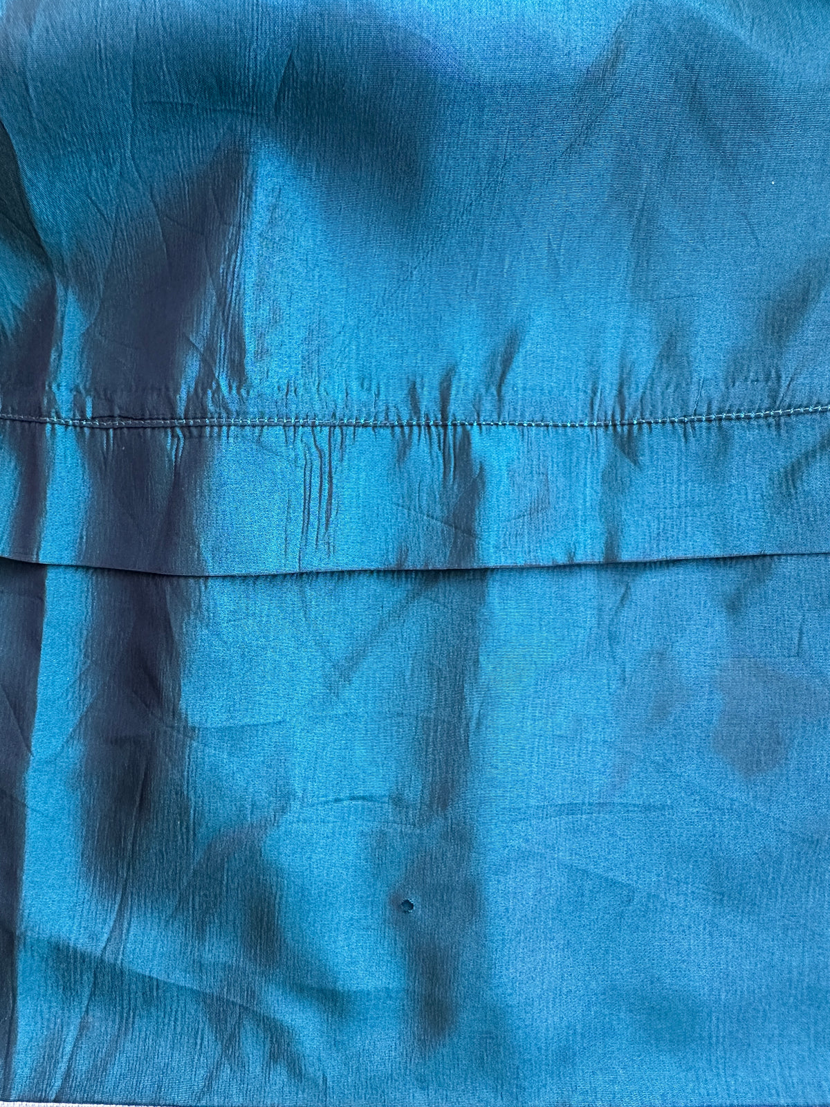 Authentic vintage teal acetate Laura Ashley long dress