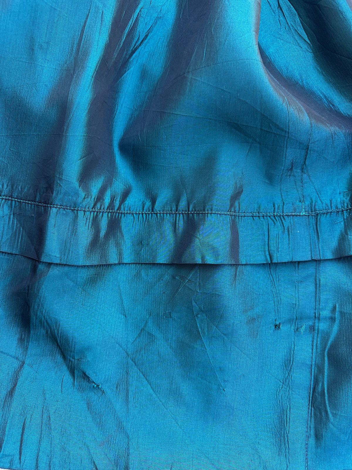 Authentic vintage teal acetate Laura Ashley long dress