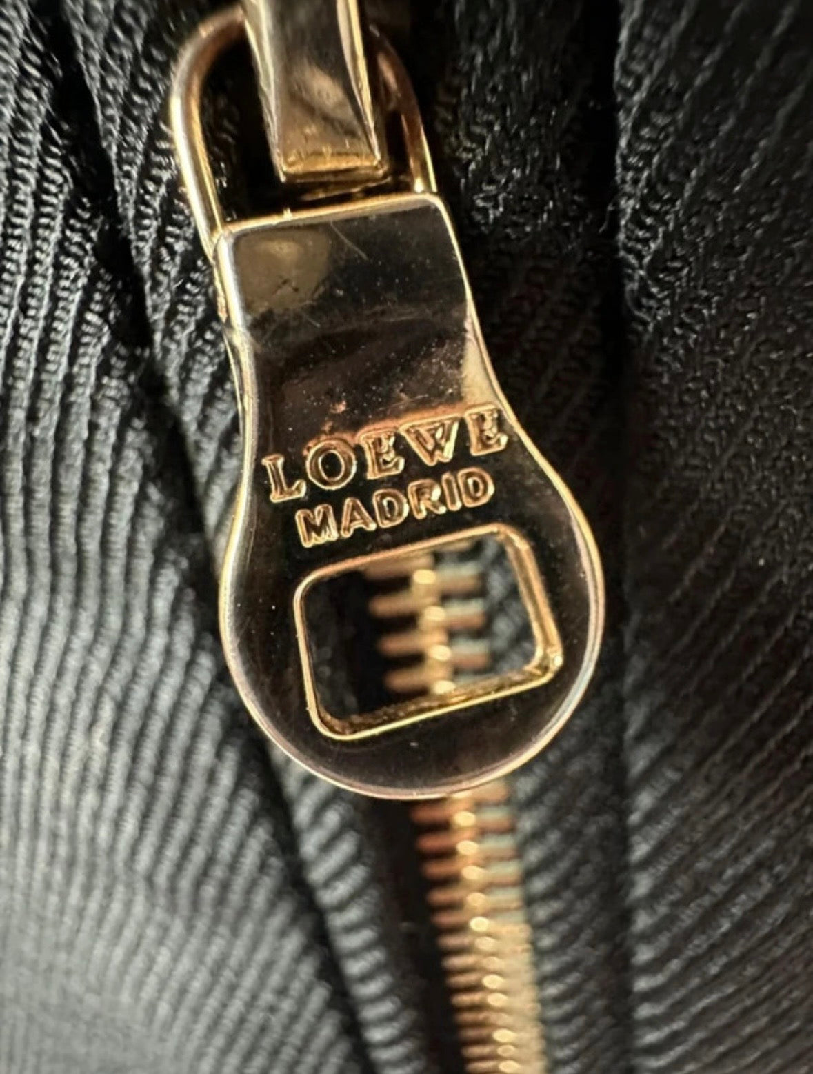Pantalon cargo noir LOEWE authentique