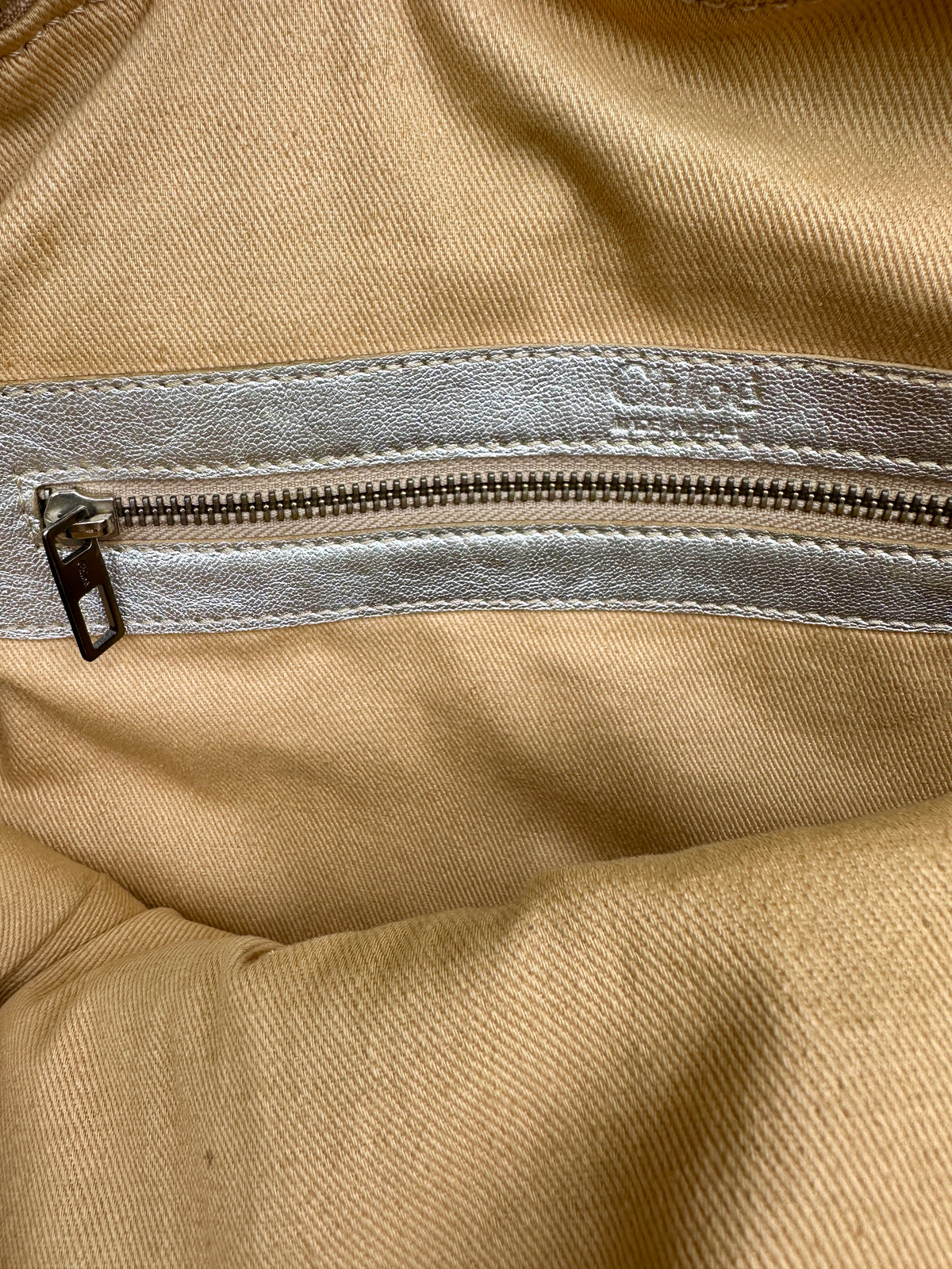 Sac Chloé vintage en cuir argenté époque Phoebe Philo authentique