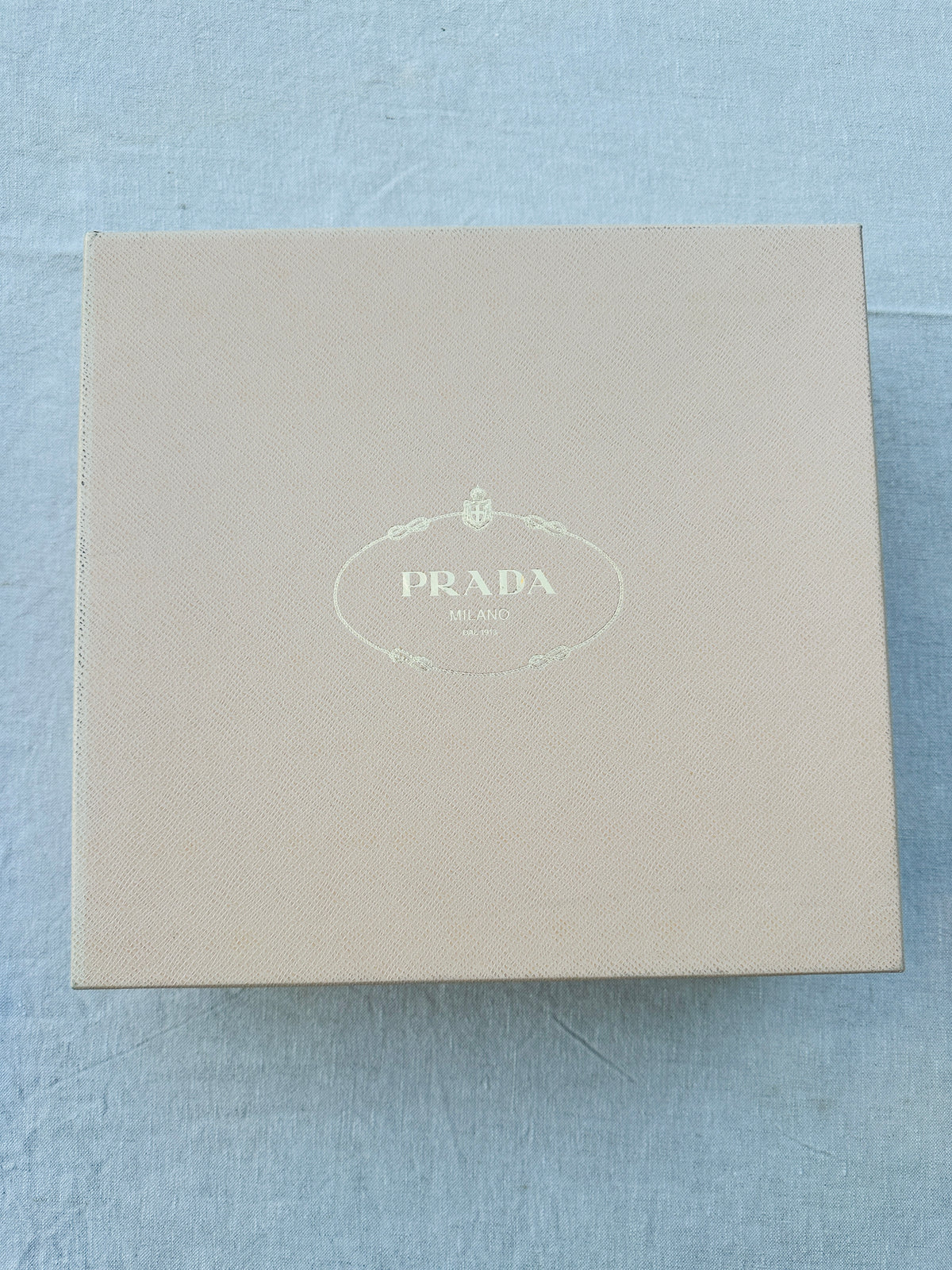 Brown Leather Heeled Ankle Boots Prada with Authentic Box and Pouch