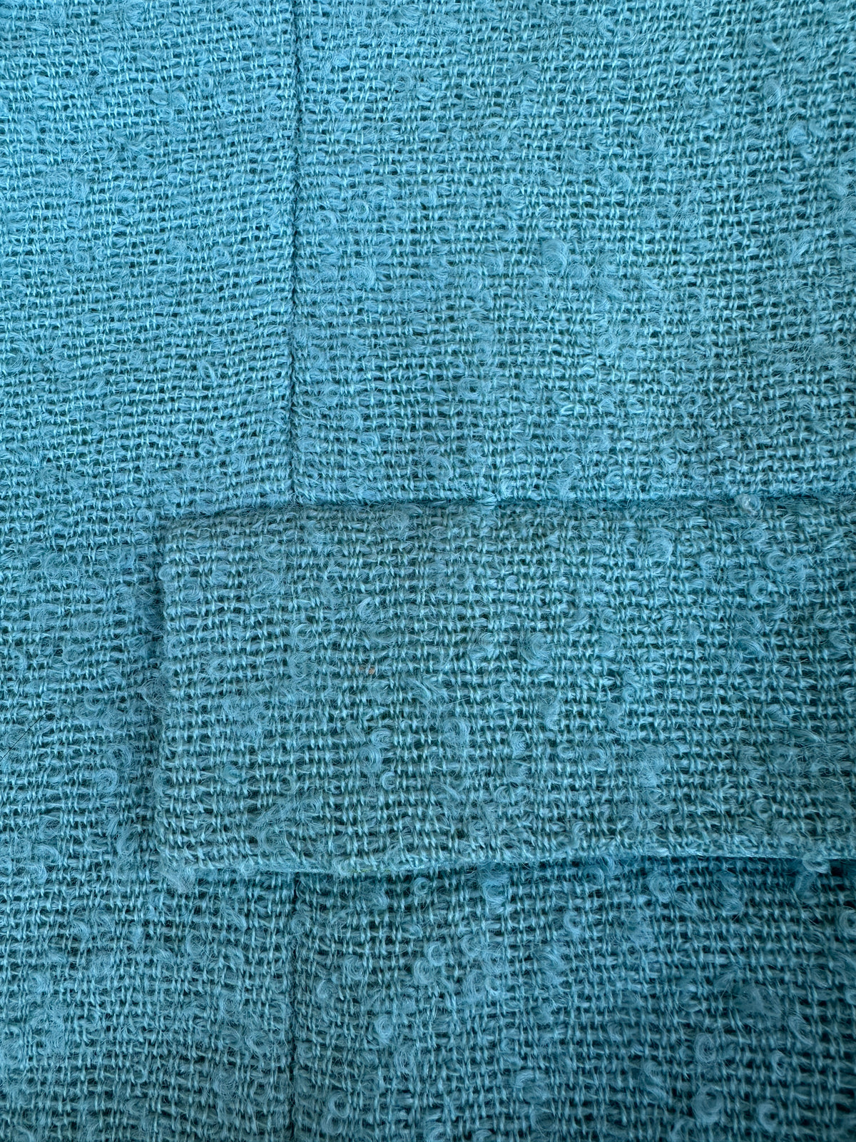Madeleine de Rauch Vintage Authentic Turquoise Tweed Blazer