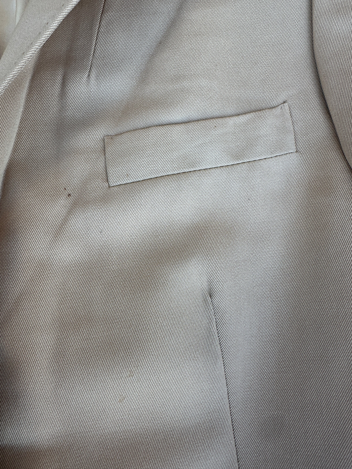 Blazer Burberry en laine beige vintage authentique