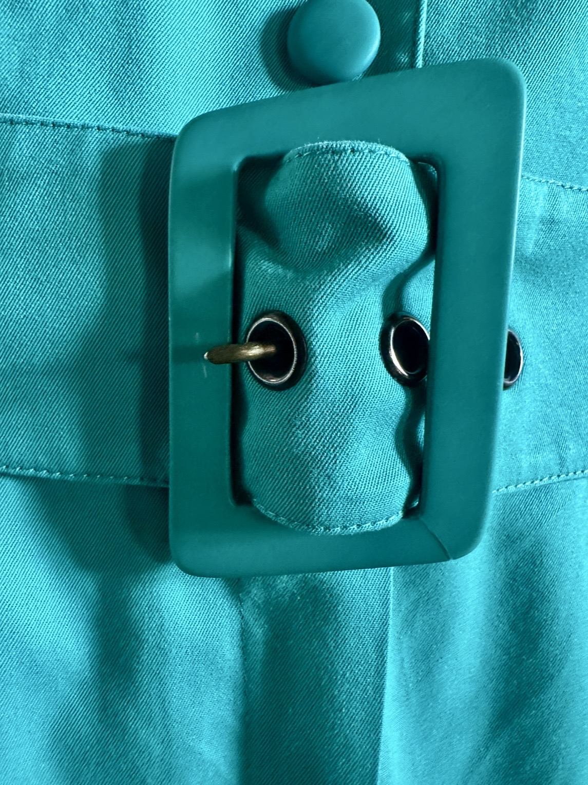 Combinaison en coton vert Mugler vintage