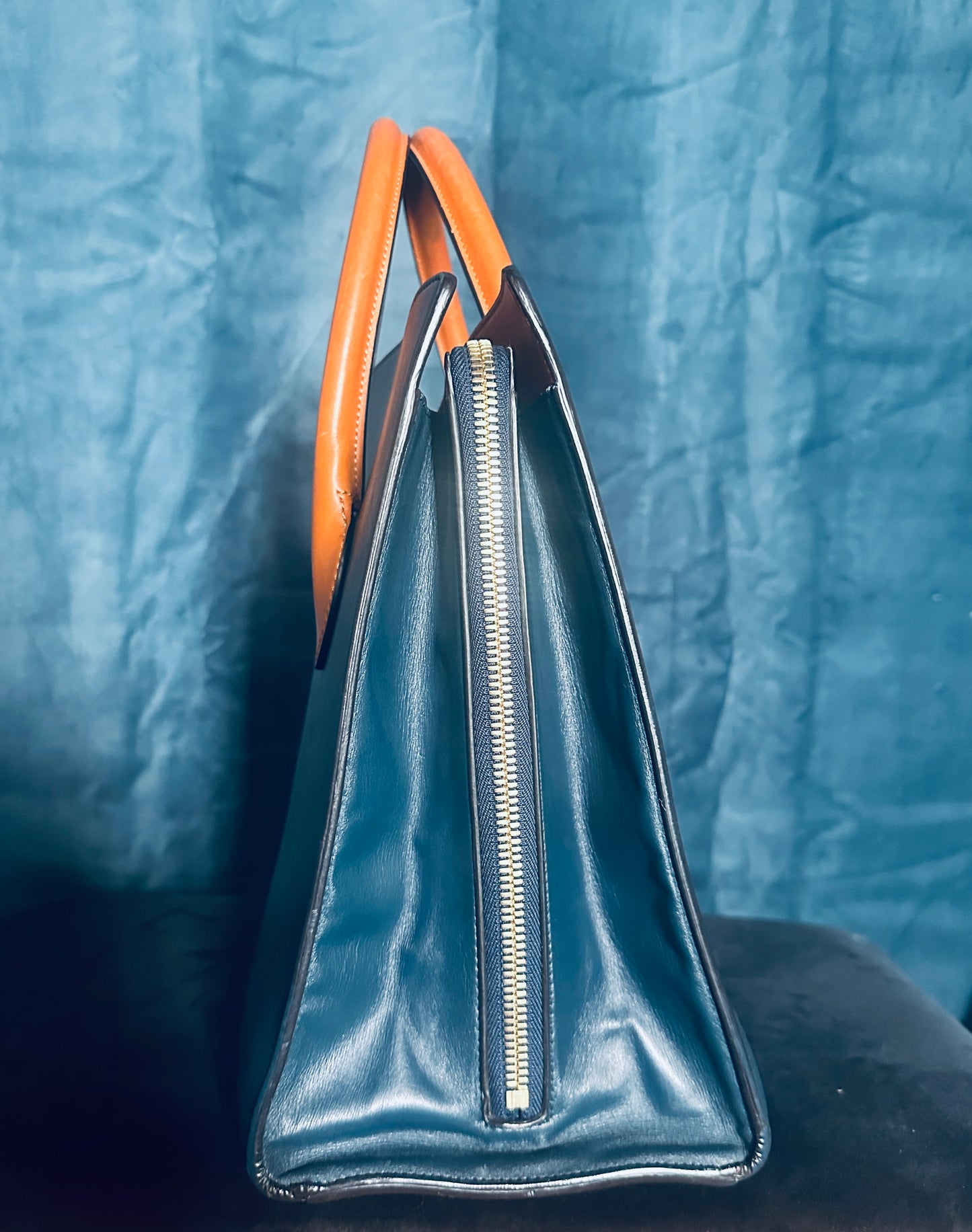 Grand Sac Céline en cuir bicolore Boxy Tote Bag