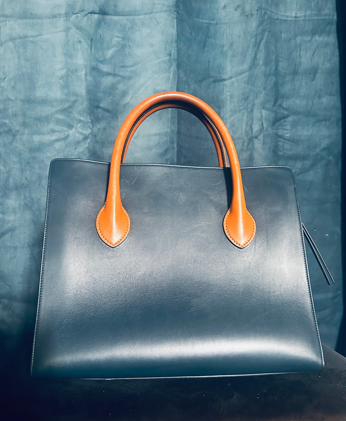Grand Sac Céline en cuir bicolore Boxy Tote Bag