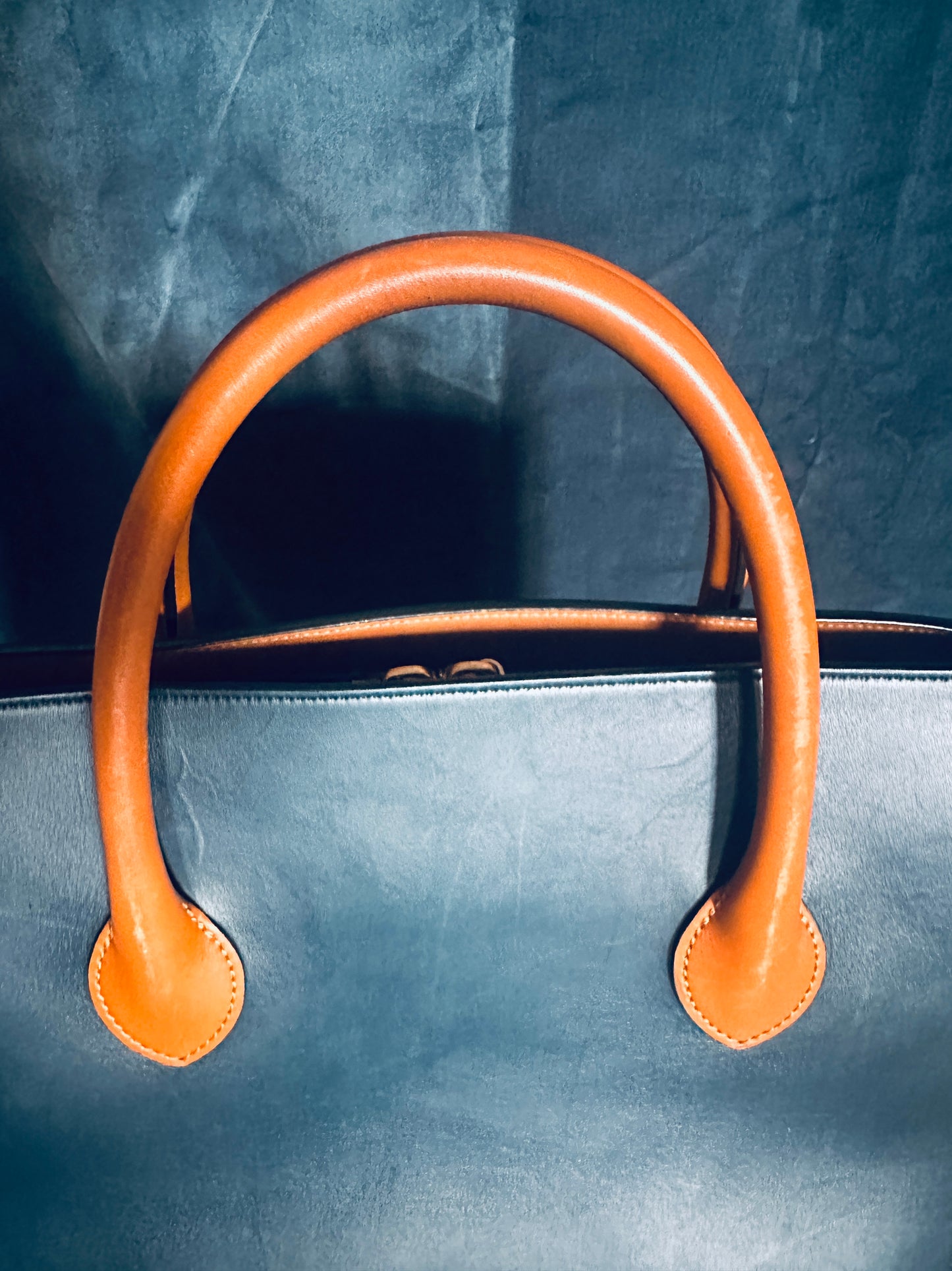 Grand Sac Céline en cuir bicolore Boxy Tote Bag