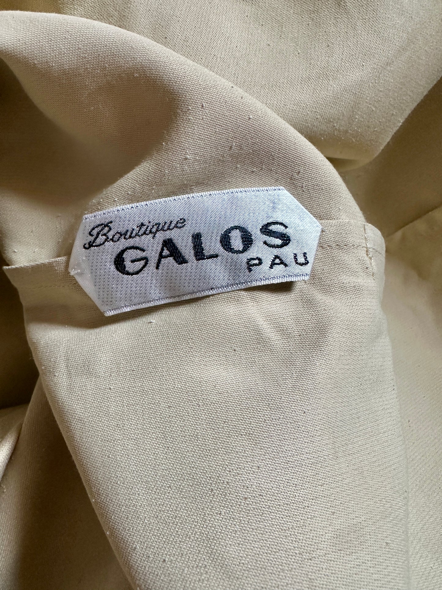 Chemise saharienne beige Yves Sint Laurent vintage authentique