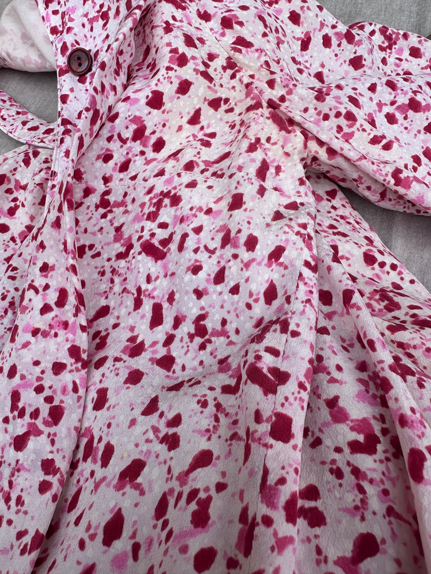 Robe d'été en soie Courrèges Paris vintage authentique