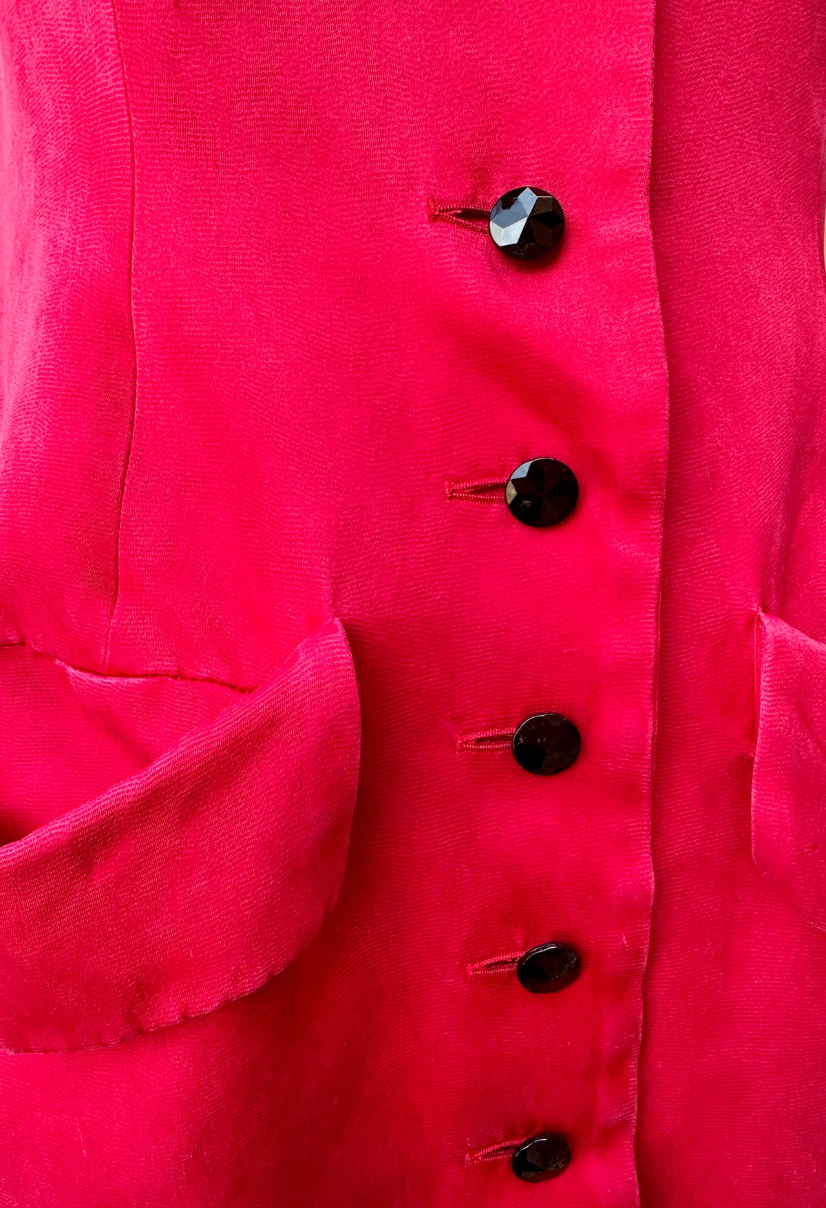Robe longue rouge Saint Laurent vintage authentique