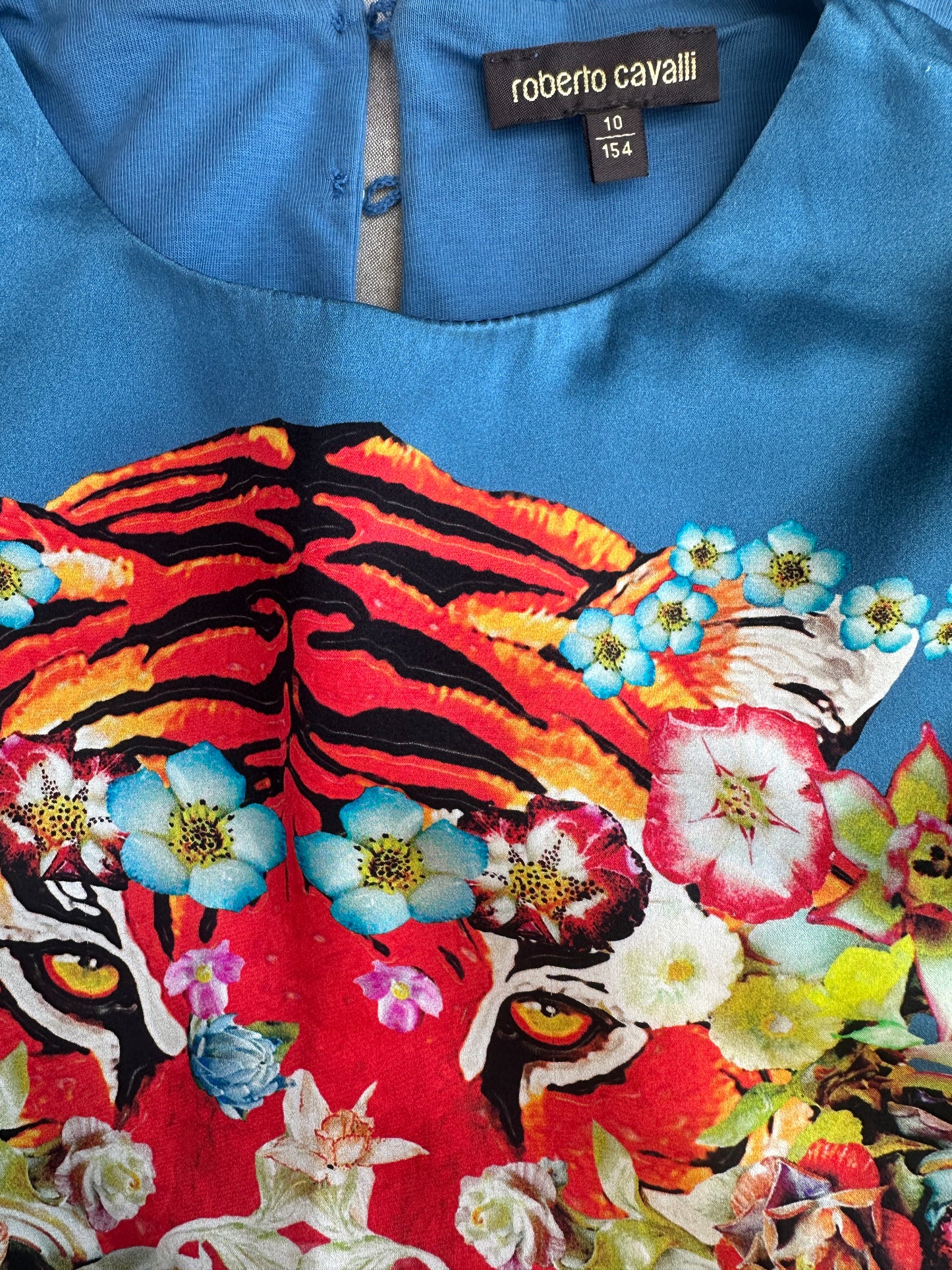 T-shirt en soie  Roberto Cavalli authentique