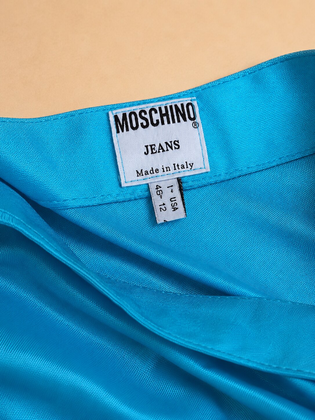 Turquoise Ruffled Skirt Moschino Jeans