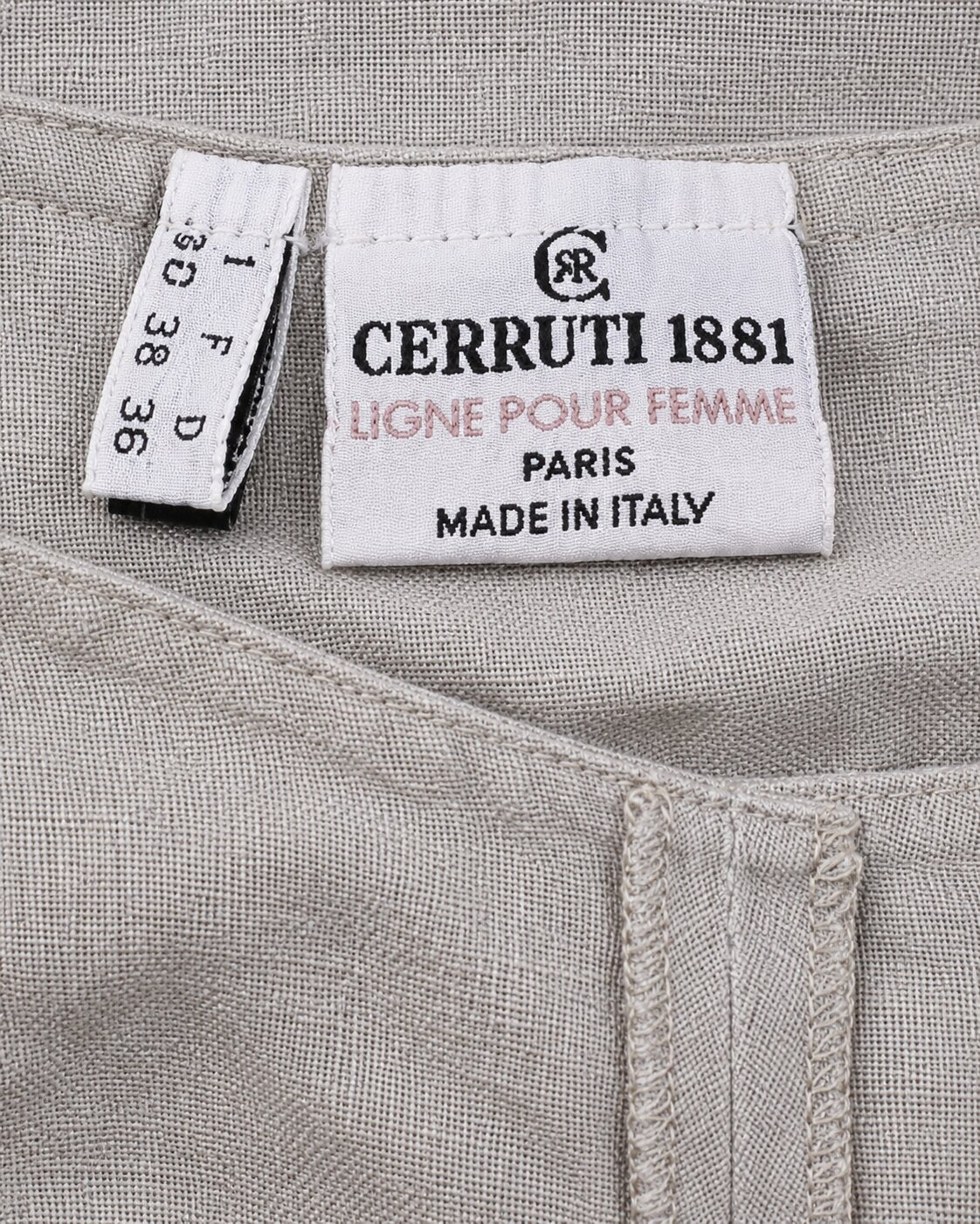 Culottes Midi Vintage Authentiques Cerruti 1881 en Coton Léger et Lin