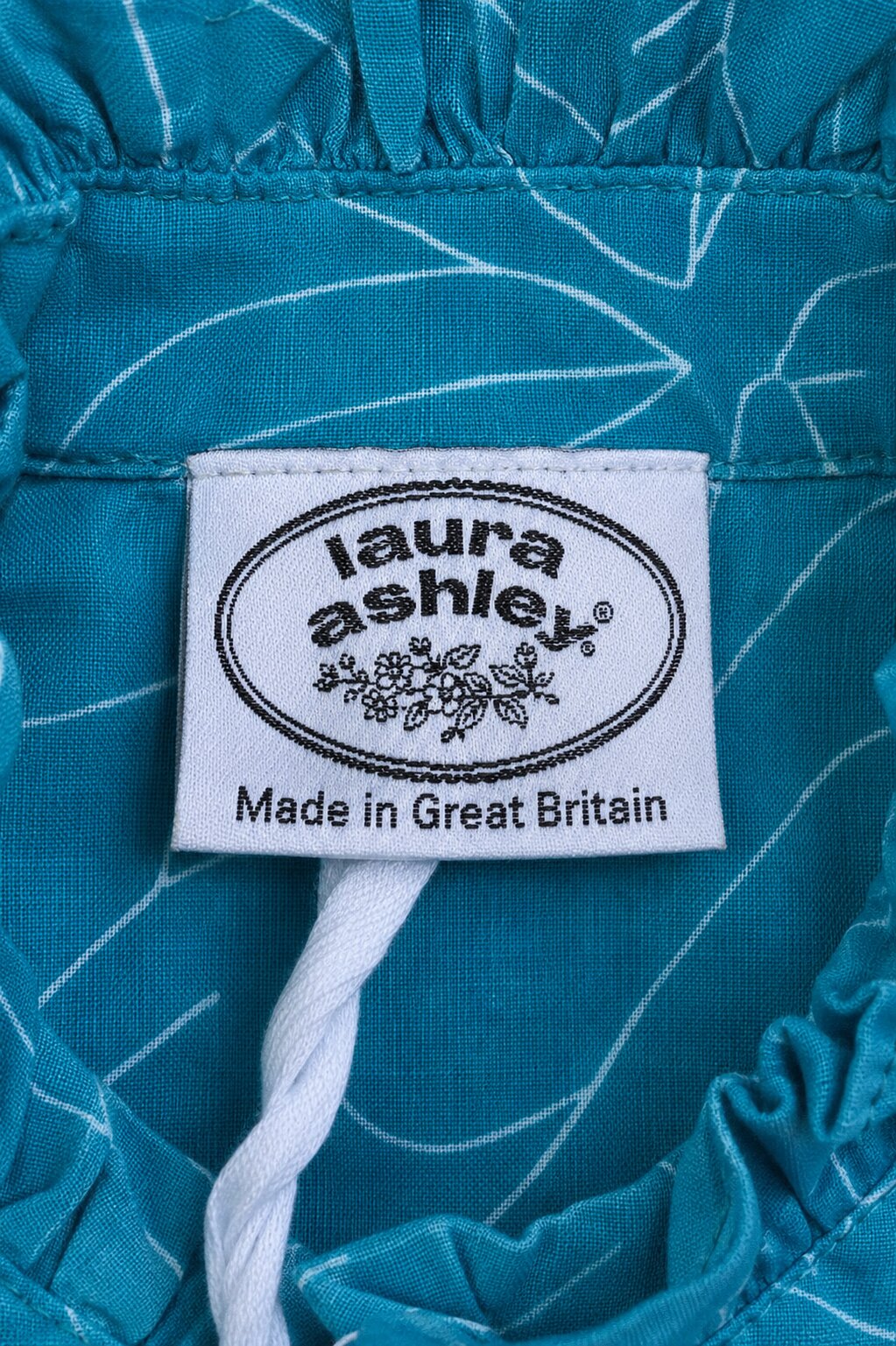 Laura Ashley vintage cotton dress with British romantic charm