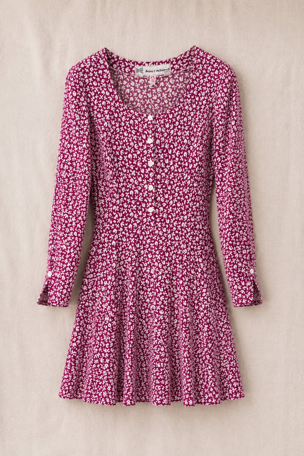 Mini dress Jean Cacharel Paris in vintage cotton
