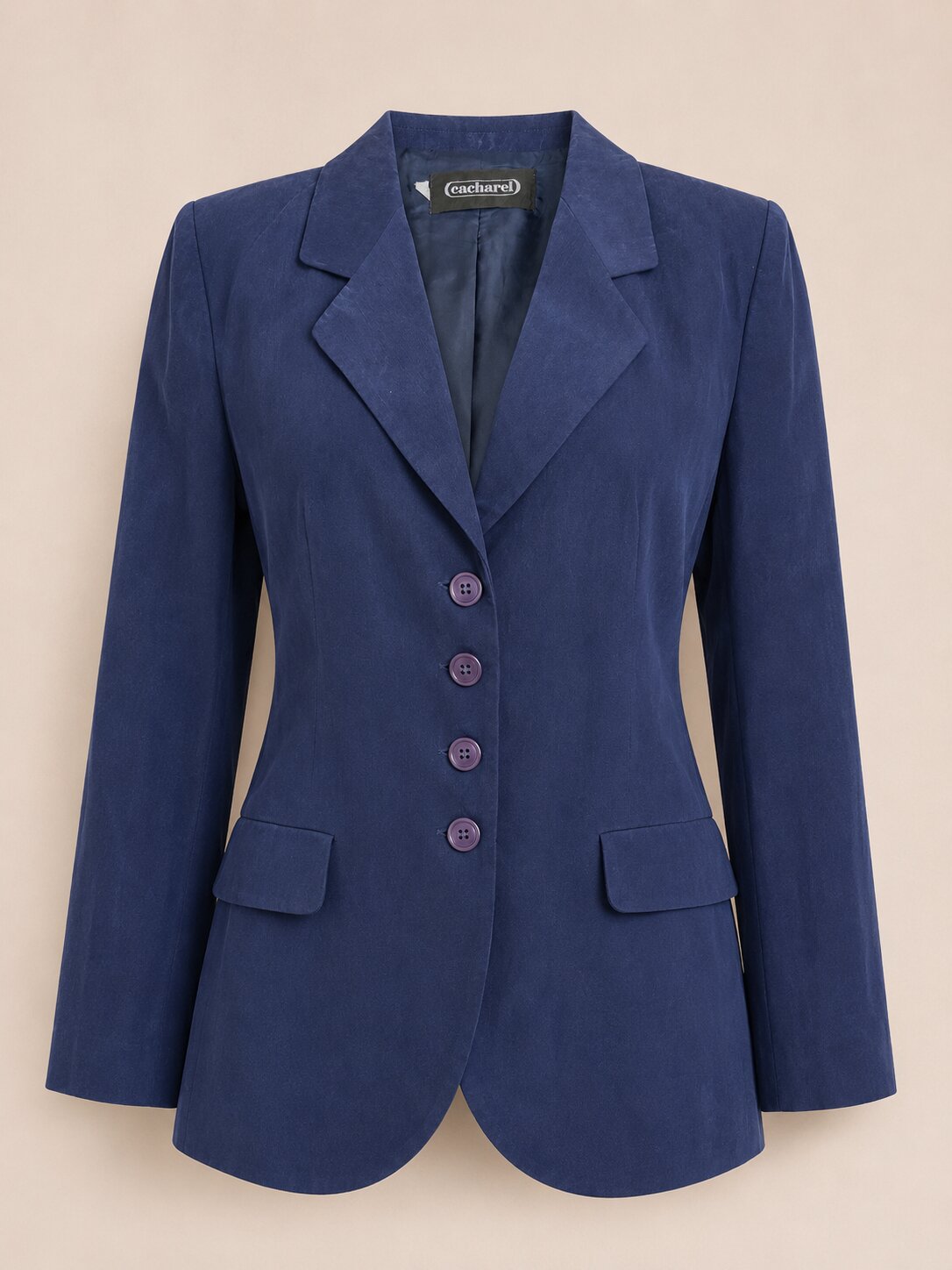 Authentic vintage navy blue Cacharel blazer