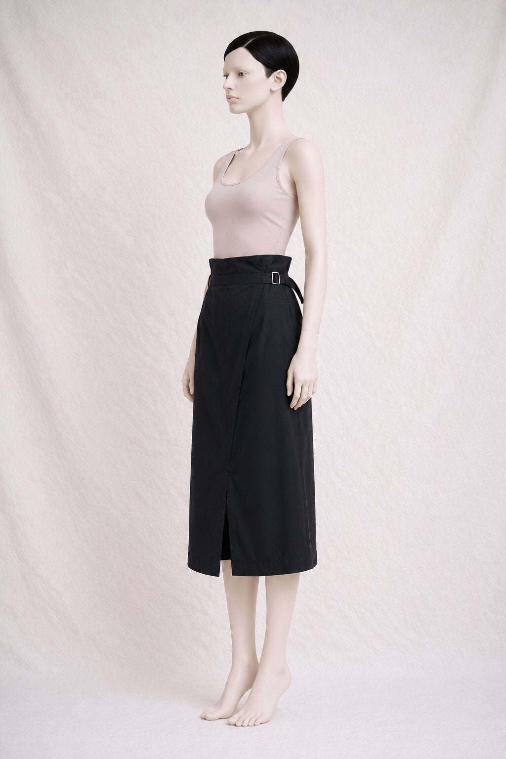 Yohji Yamamoto Y’s - Jupe longue en laine noire