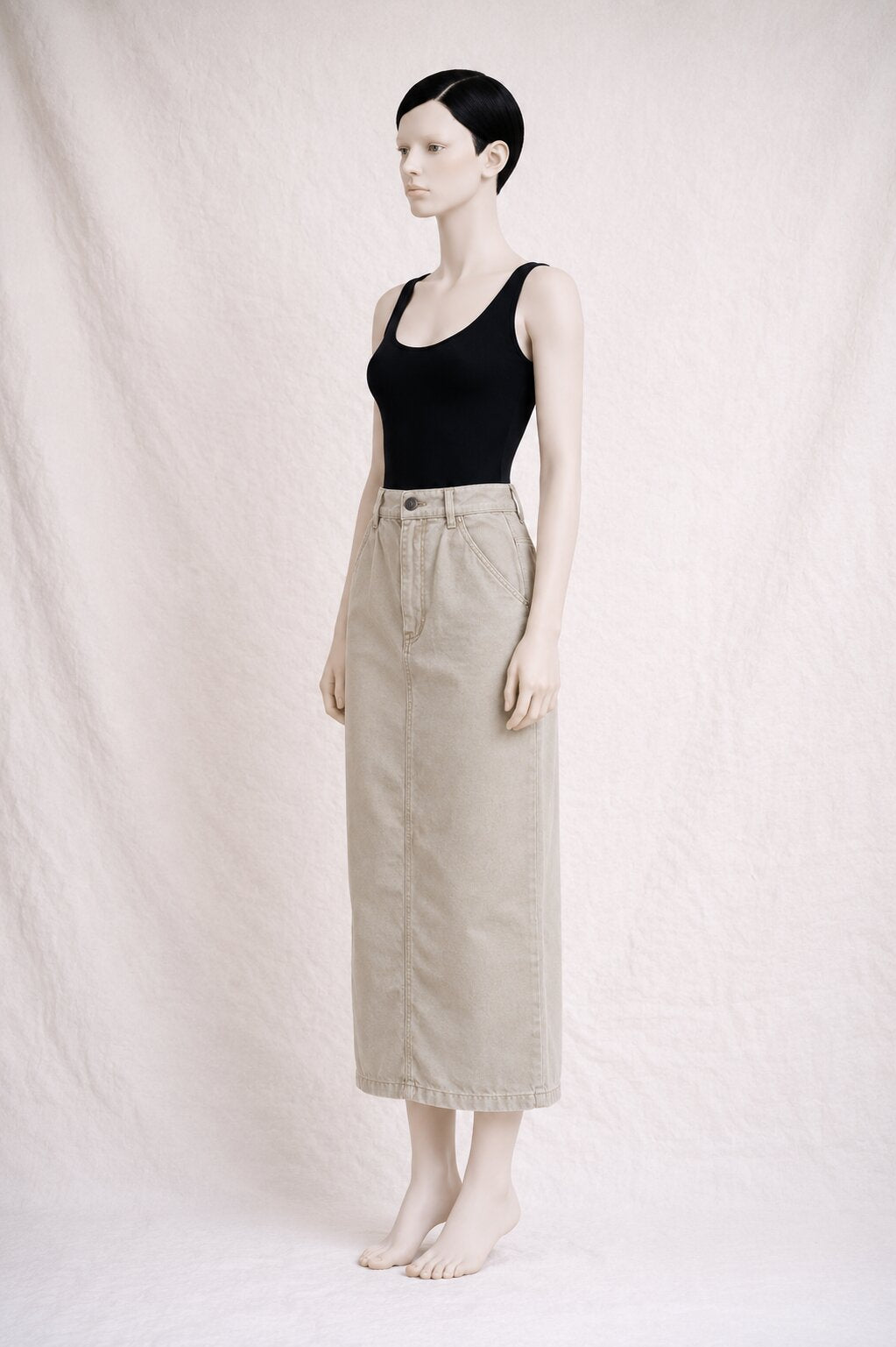 Jupe Longue en Jean Vintage Authentique Ralph Lauren