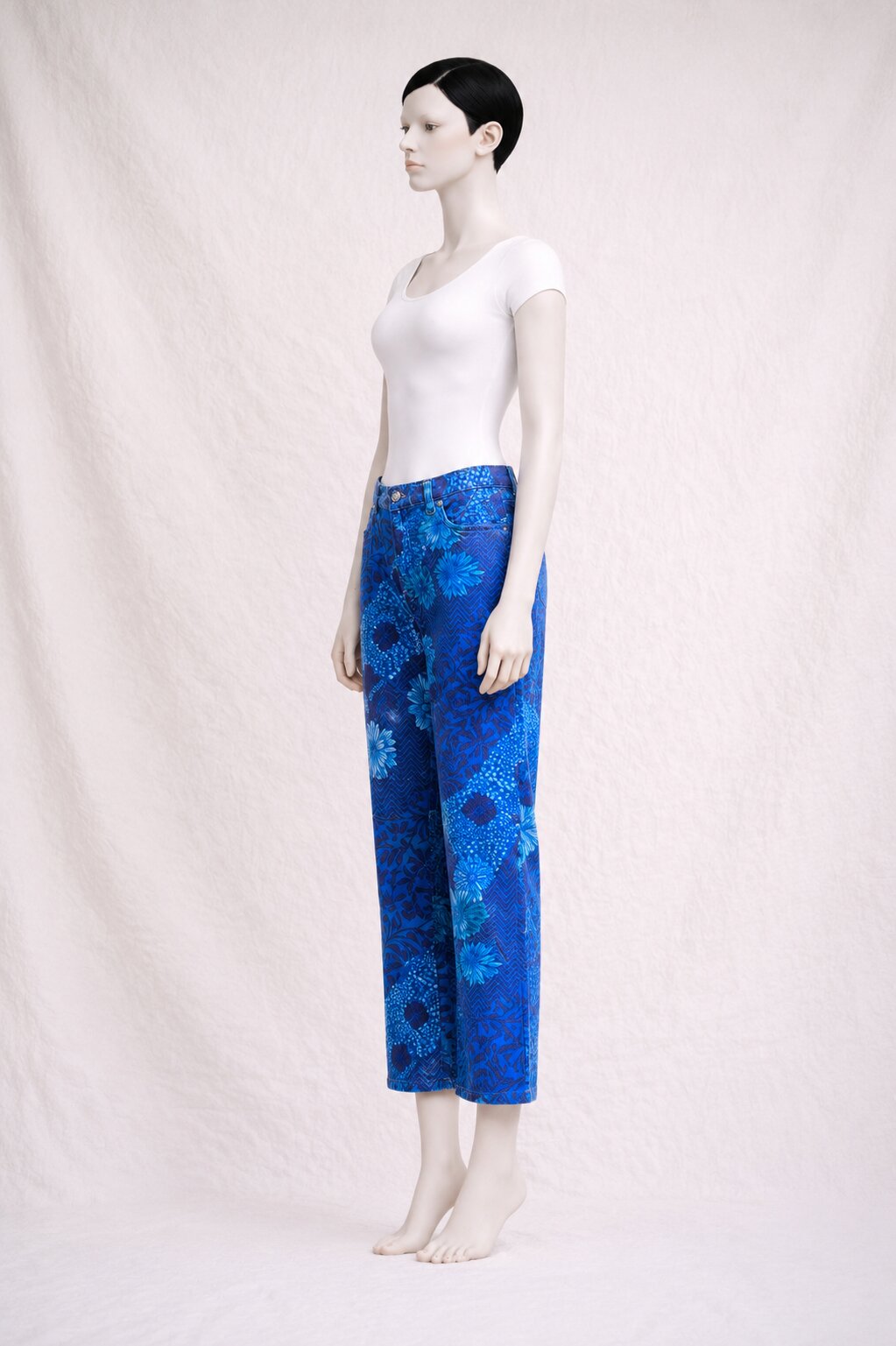 Jeans Vintage Kenzo Authentiques avec Imprimé Floral