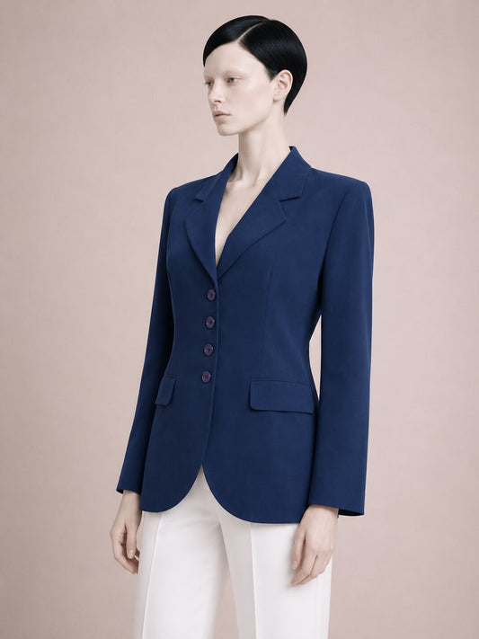 Authentic vintage navy blue Cacharel blazer