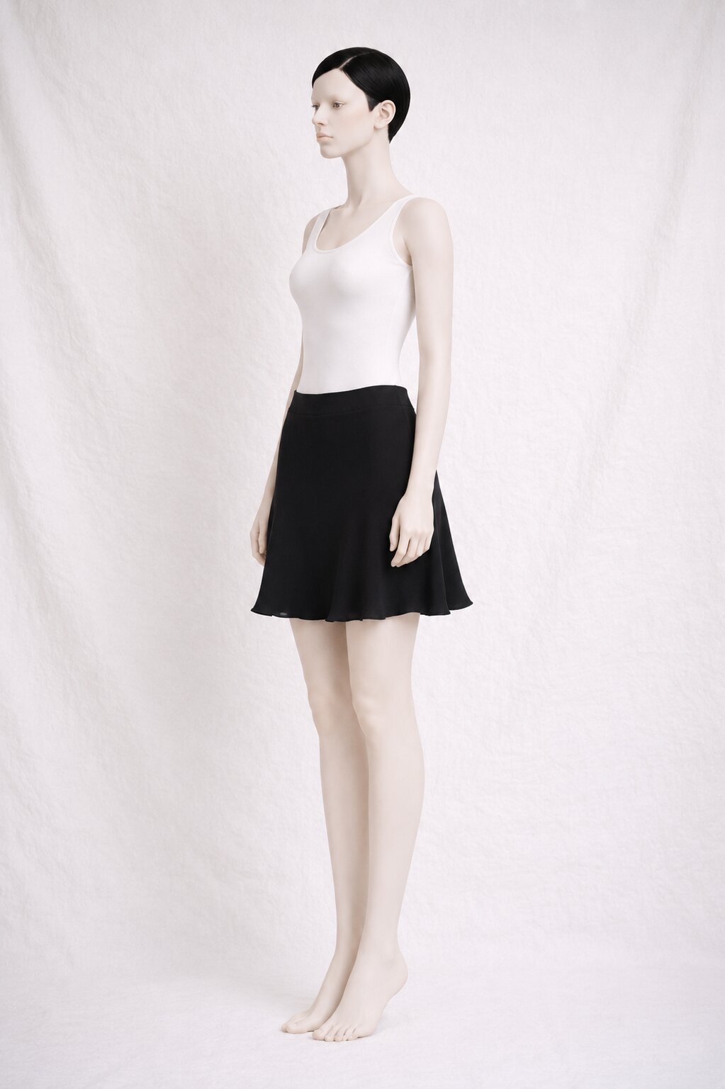 Black Silk Skirt Regina Rubens