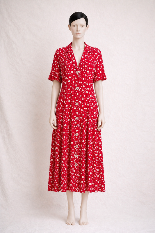 Robe d'été en coton fleuri Givenchy En Plus vintage