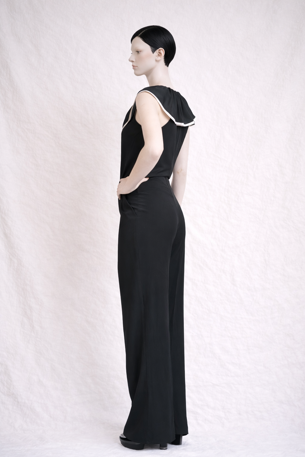 Combinaison en soie noir Chloé