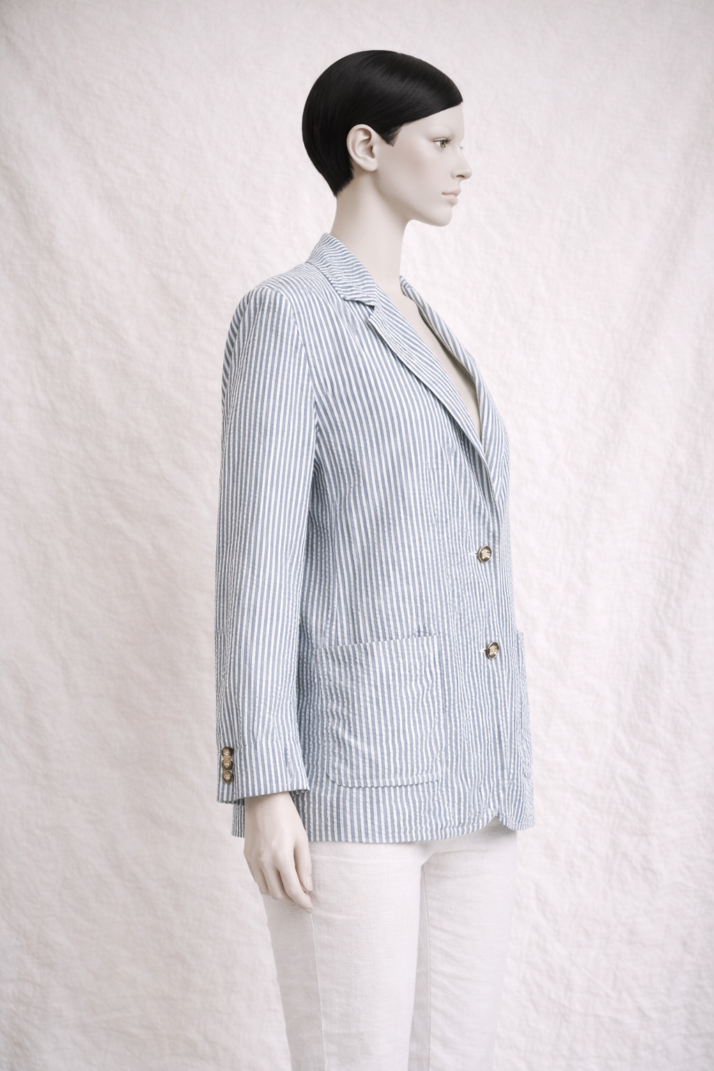 Blazer cruise rayée Burberry iconique vintage authentique