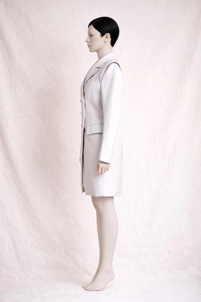 Manteau tailleur authentique Ann Demeulemeester en laine