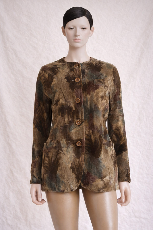Blazer en velours marron Cerruti 1881 vintage
