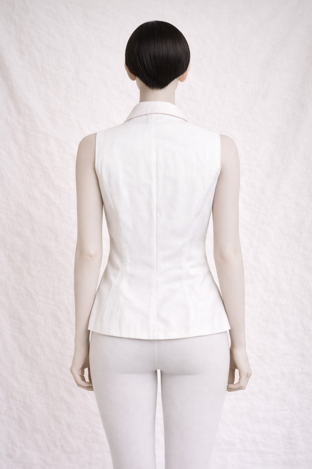 Gilet sans manches Givenchy matelassé rose vintage