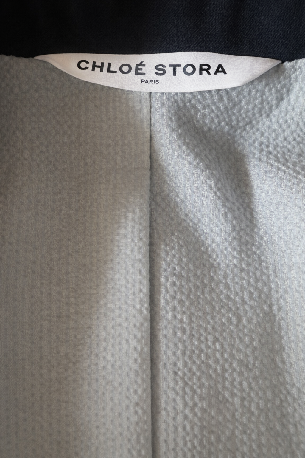 Blazer long bleu marine Chloé Stora neuf