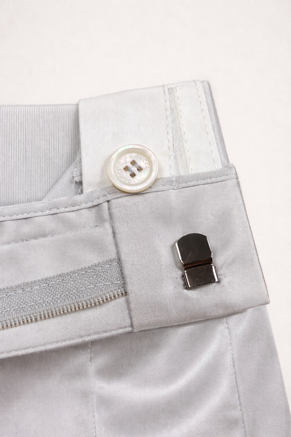Gucci pantalon en coton stretch authentique