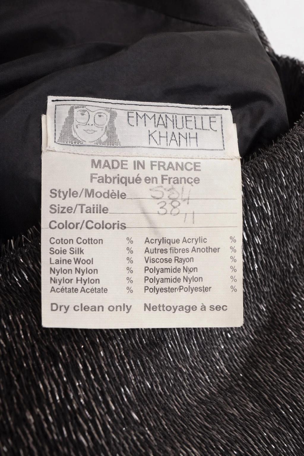 Robe de soirée Emmanuelle Khan vintage