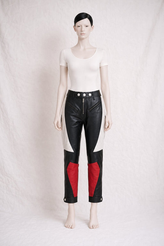 New Zadig & Voltaire Authentic Black Leather Trousers