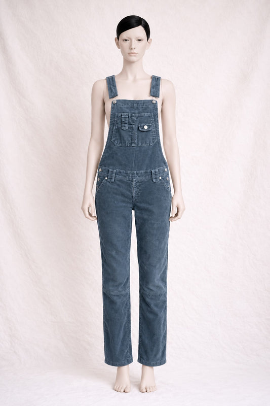 Zadig & Voltaire Vintage Authentic Grey Corduroy Jumpsuit