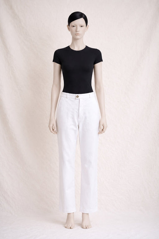 Authentic Vintage White Denim Jeans Yves Saint Laurent