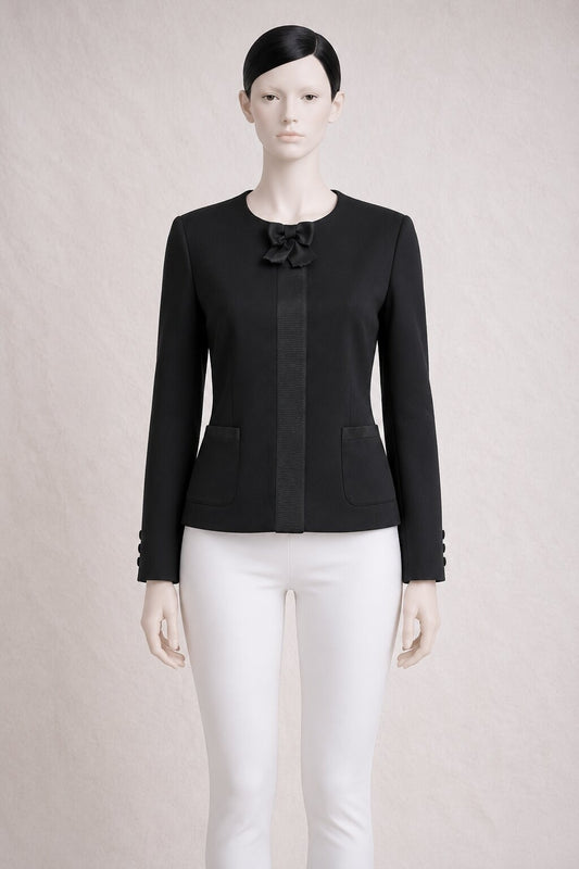 Black Viscose Blazer Tara Jarmon