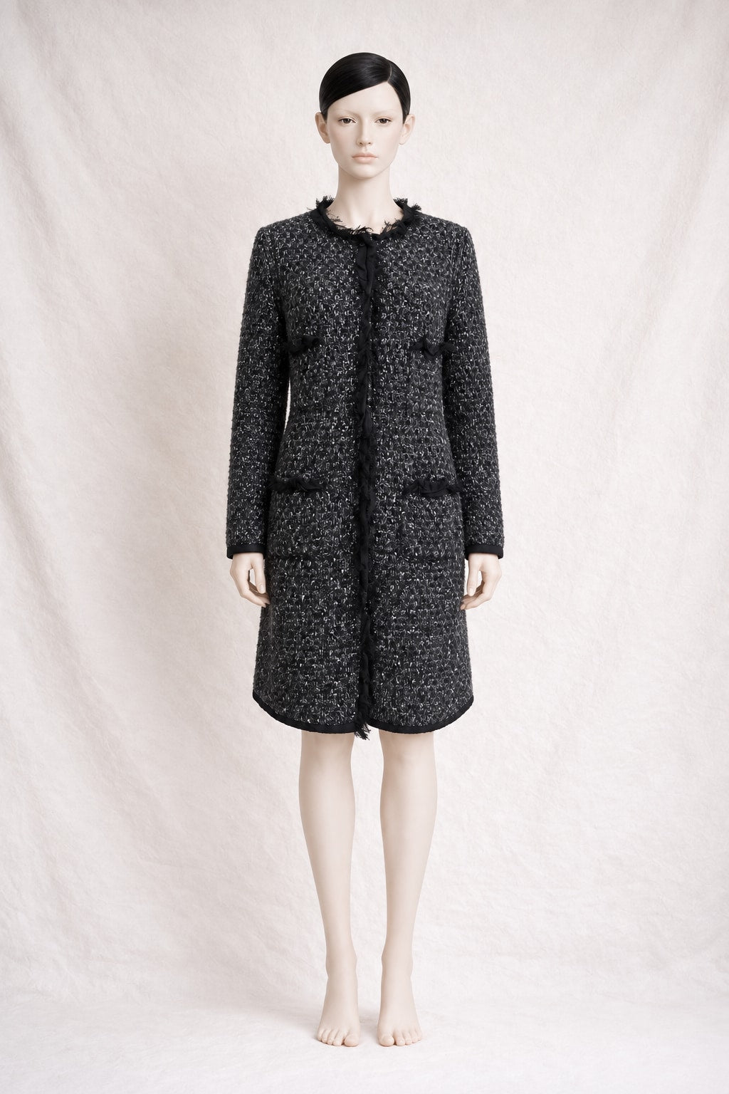 Manteau Dolce & Gabbana en laine gris vintage authentique