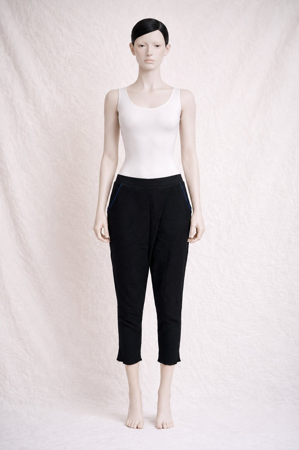 Pantalon Sonia Rykiel en laine noire vintage authentique