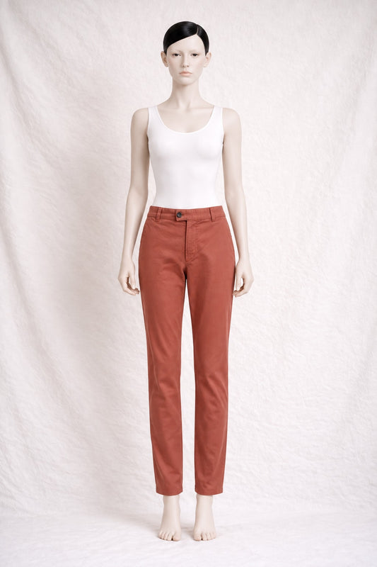 A.P.C. Vintage Authentic Terracotta Cotton Trousers