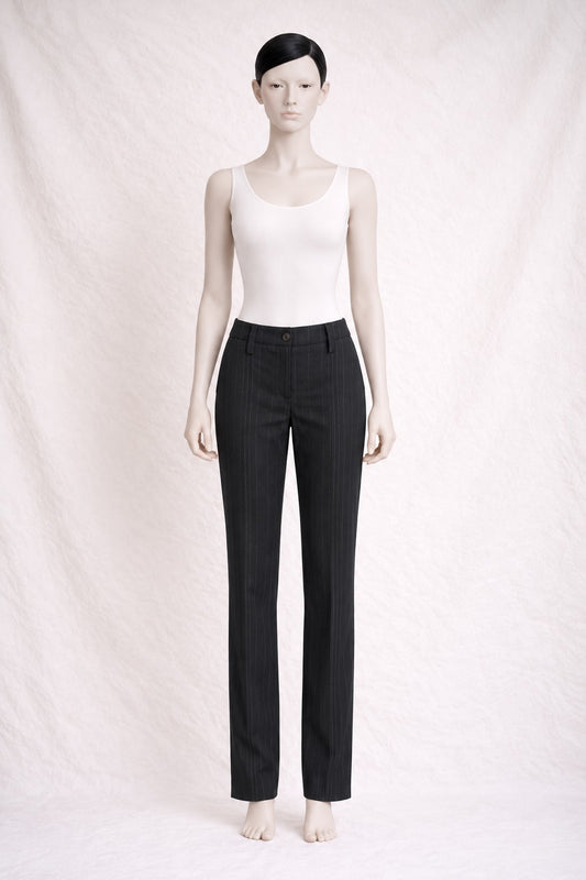 Authentic Vintage Black Wool Trousers Dolce & Gabbana