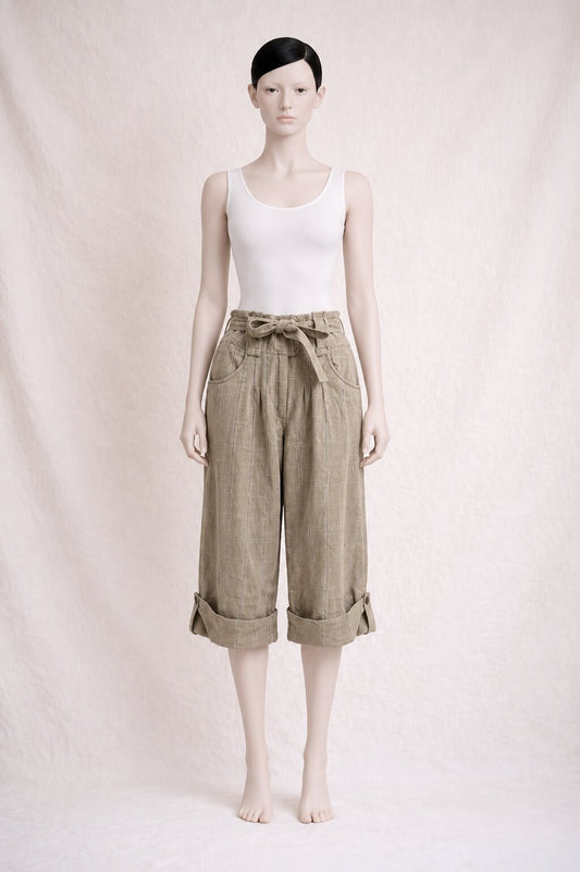 Cotélac Beige Cotton Shorts