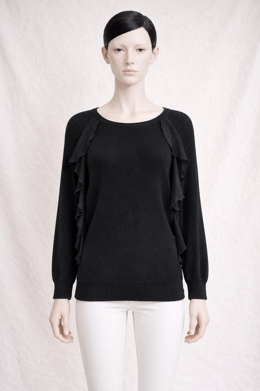 Authentic Vintage Black Cotton Jumper Claudie Pierlot