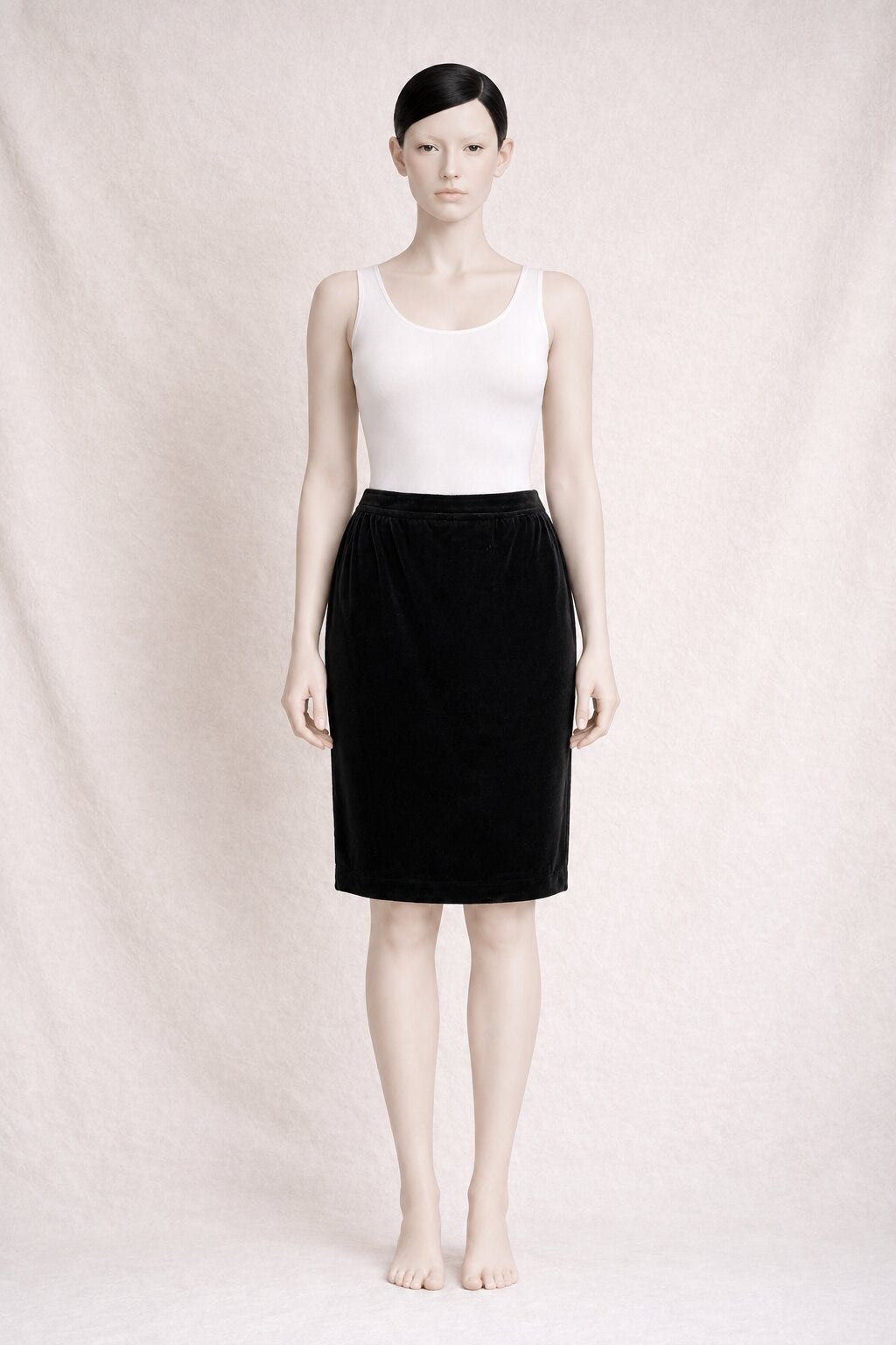 Vintage Authentic Black Velvet YSL Skirt