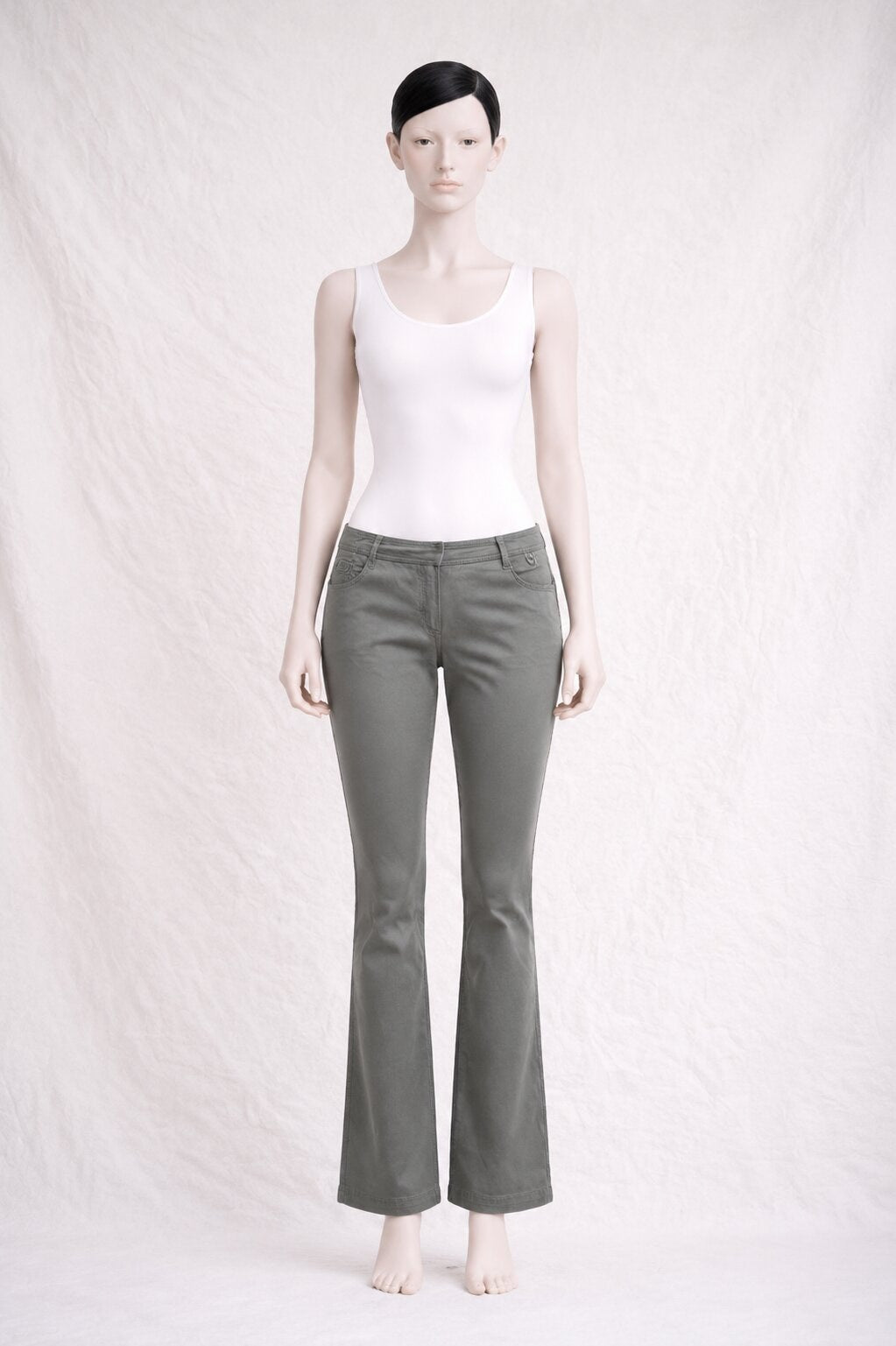 Authentic vintage olive cotton cargo trousers Zadig & Voltaire
