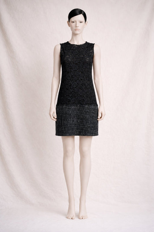 Authentic vintage black lace Dolce & Gabbana dress
