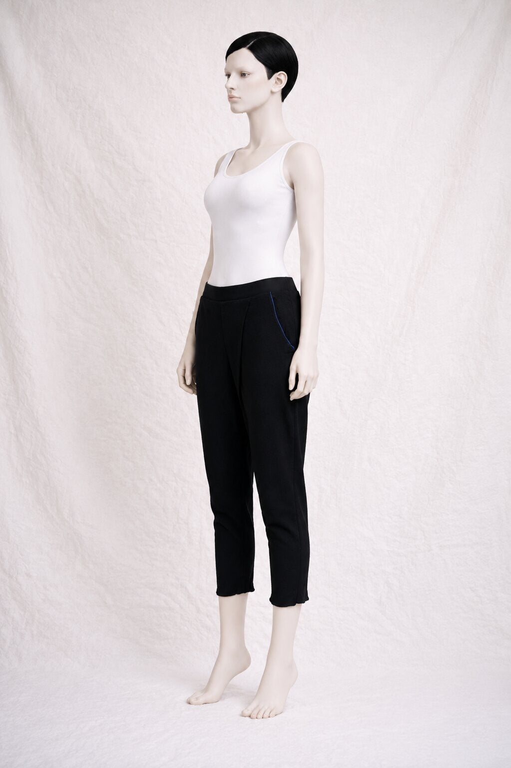 Pantalon Sonia Rykiel en laine noire vintage authentique