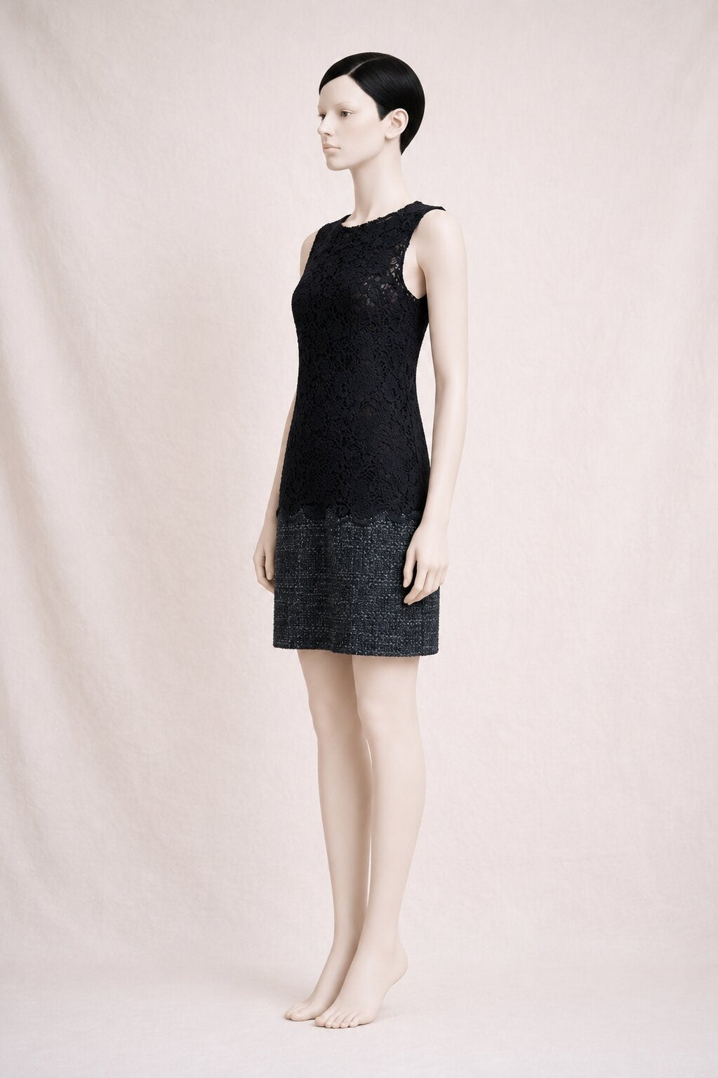 Authentic vintage black lace Dolce & Gabbana dress